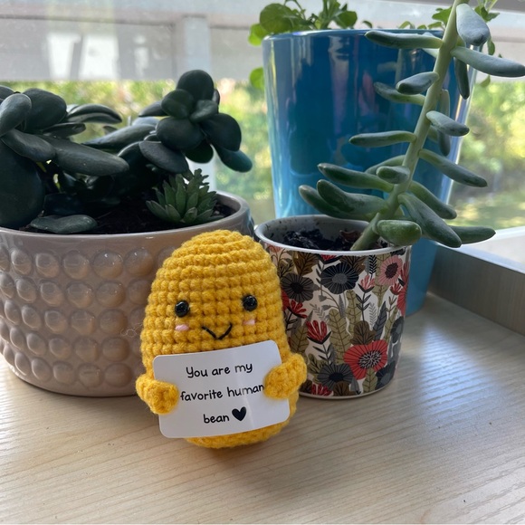 Positive beans - you are my favorite human bean - stuffed coffee bean brand new - Picture 3 of 7